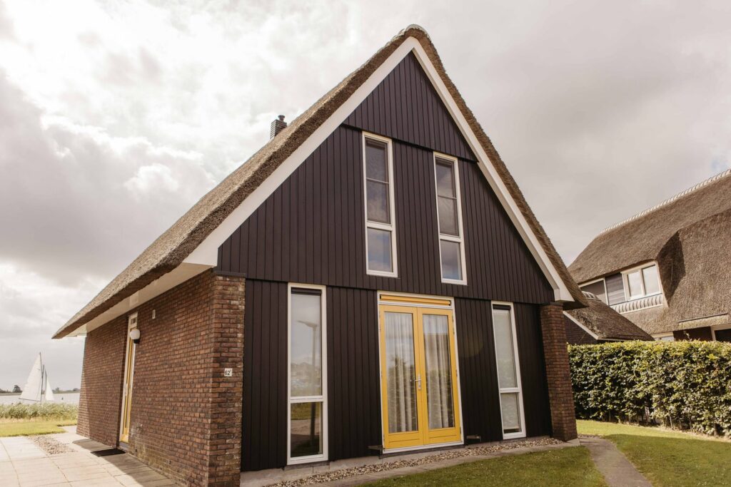 meervilla 6 personen in heeg op pharshoeke voorkant