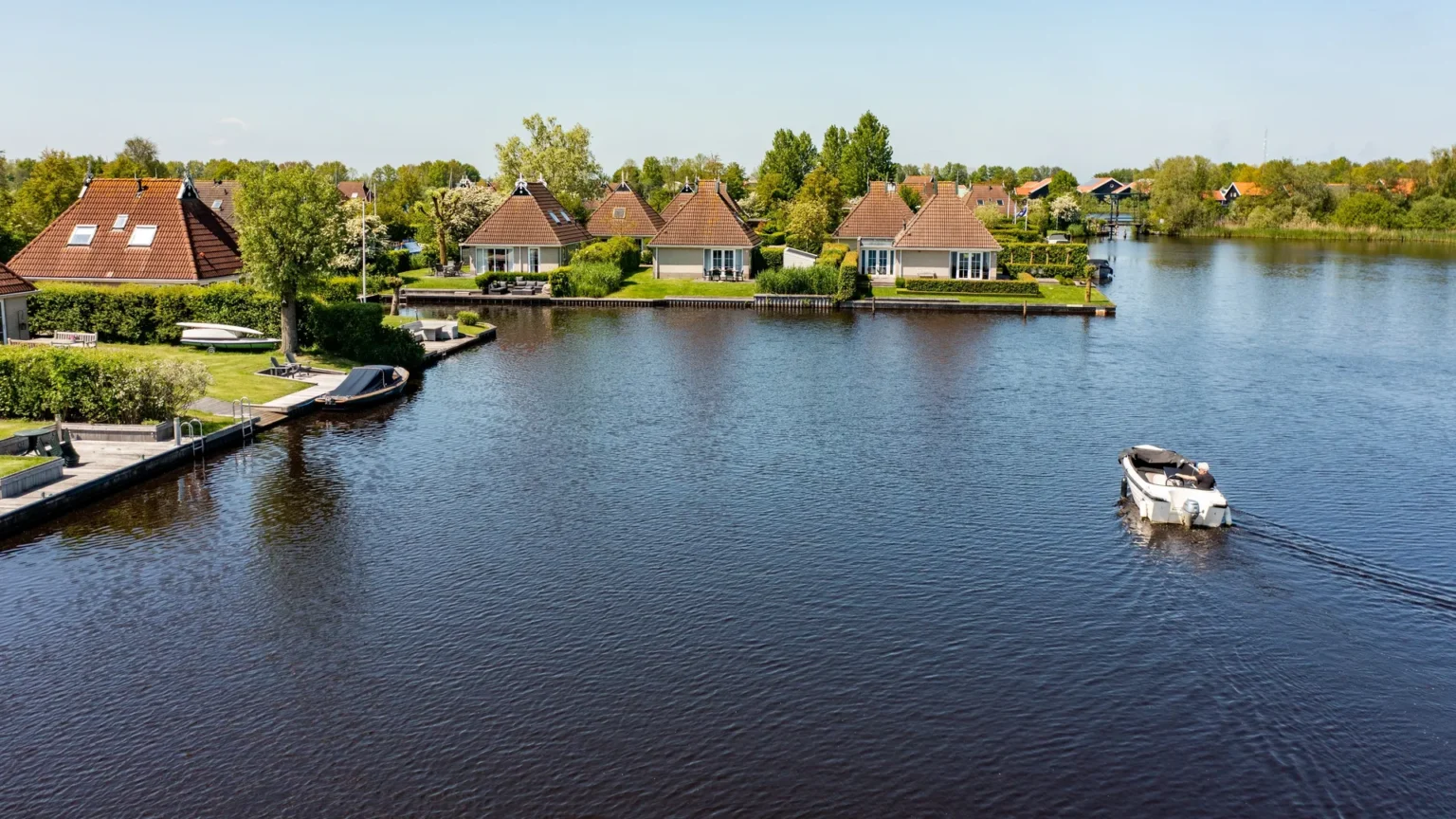 vakantiepark it wiid in earnewald huisjes aan het water