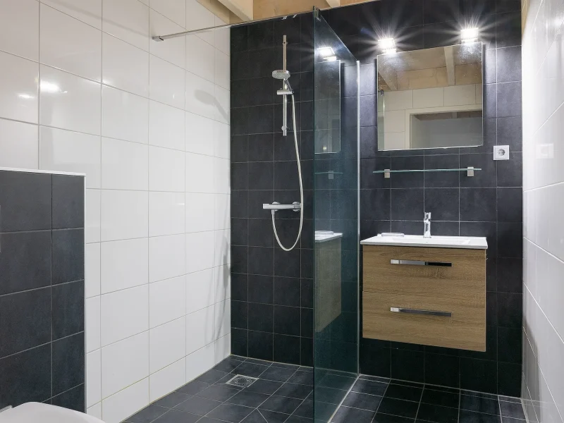 strandlodge duin 4 personen in langelille op waterpark langelille badkamer