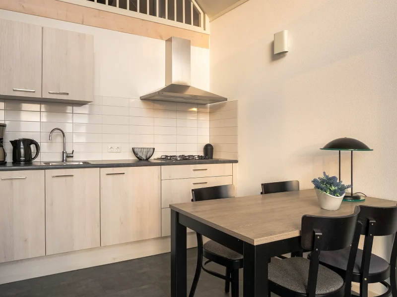 strandlodge duin 4 personen in langelille op waterpark langelille keuken