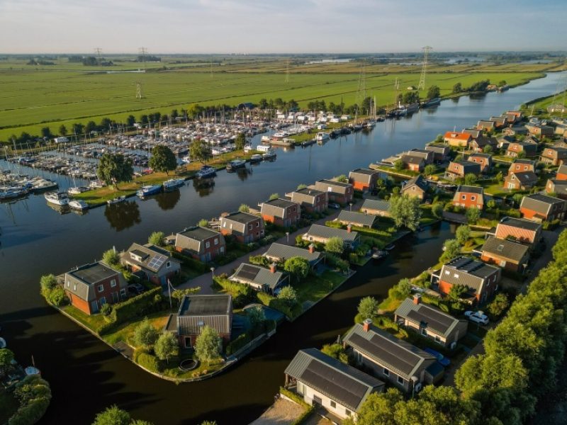Recreatiepark tussen de marren in friesland
