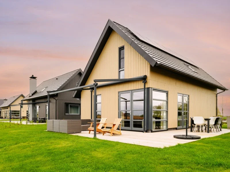 waterpark langelille in langelille achterkant villa