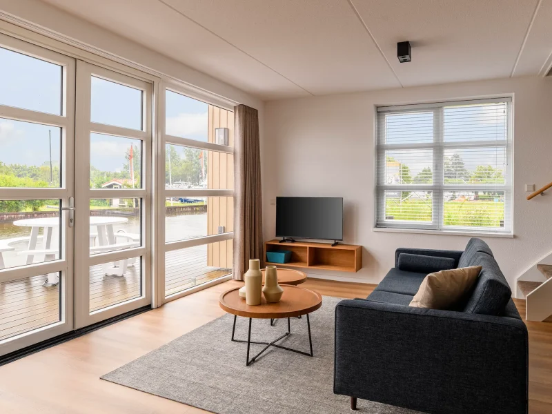 waterpark langelille in langelille watervilla brandemeer woonkamer