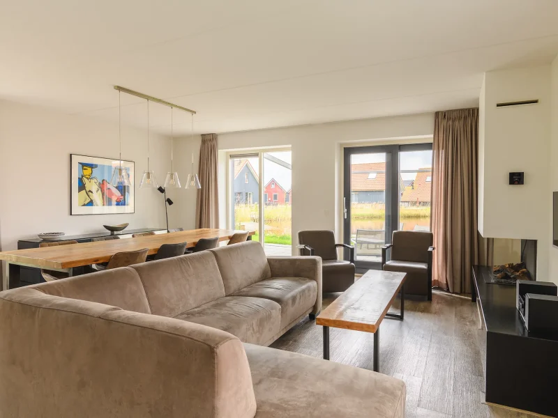 waterpark langelille in langelille watervilla snoek woonkamer