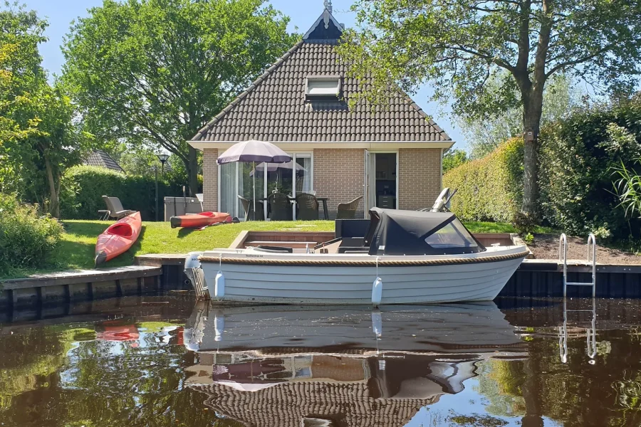 wetter wellens plus 6 6 personen in earnewald op vakantiepark it wiid achterkant